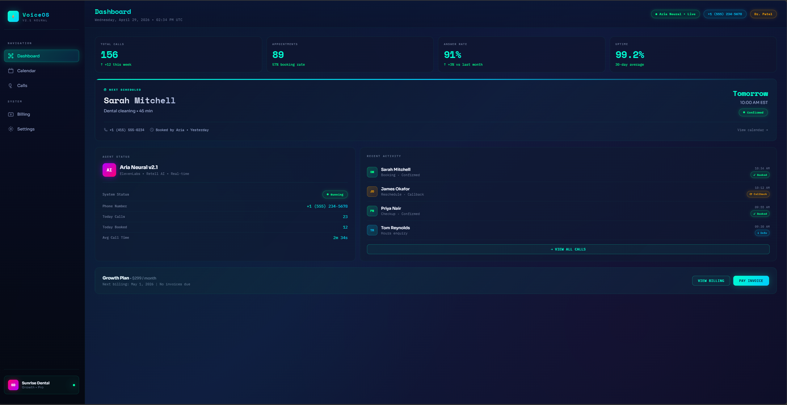 Why PrompTive Is Different: The Only AI Voice Dashboard That Manages Appointments, Agents, and Billing in One Place